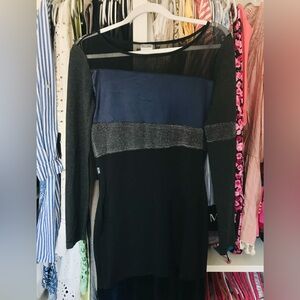 Moschino Jeans Mix Media Midi Dress